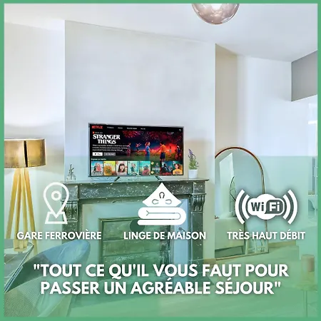 Le Champetre - Face Gare - Parking - Familial & Architecte - Rent Immo شقة